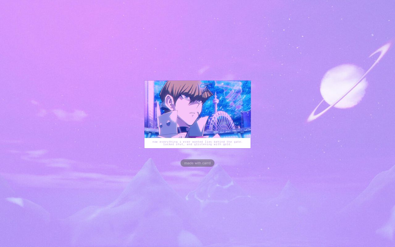 Carrd profile picture for @setokaiba